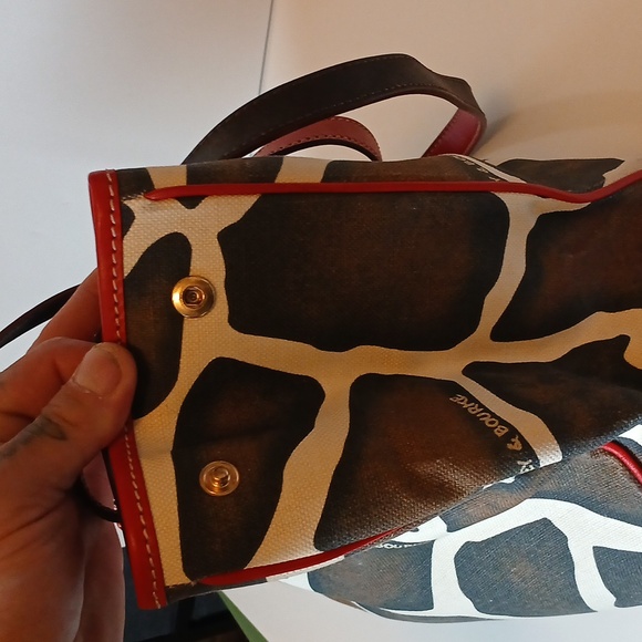 Dooney & Bourke Giraffe Print Tote Bag - Picture 8 of 16